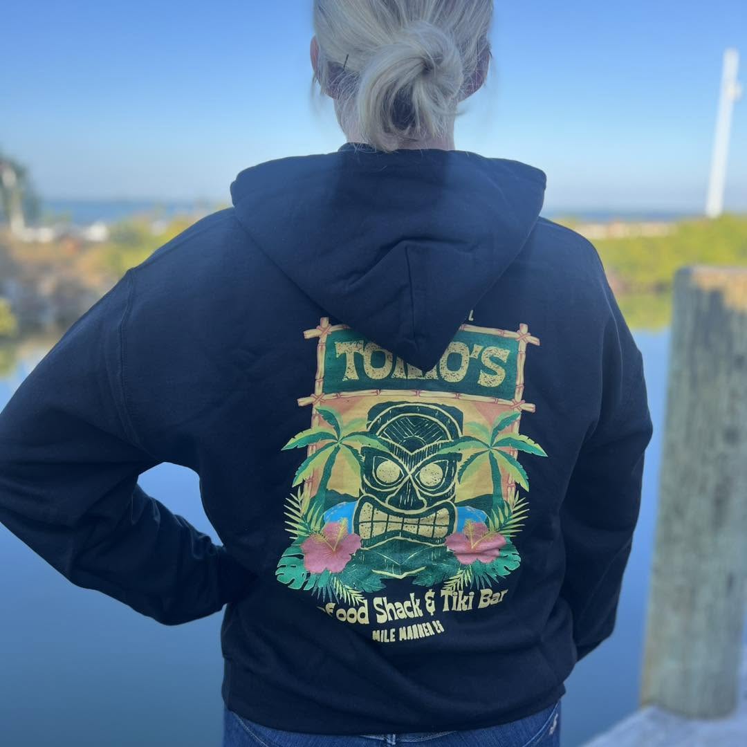 Tonio's Seafood Shack apparel — shirts and hats