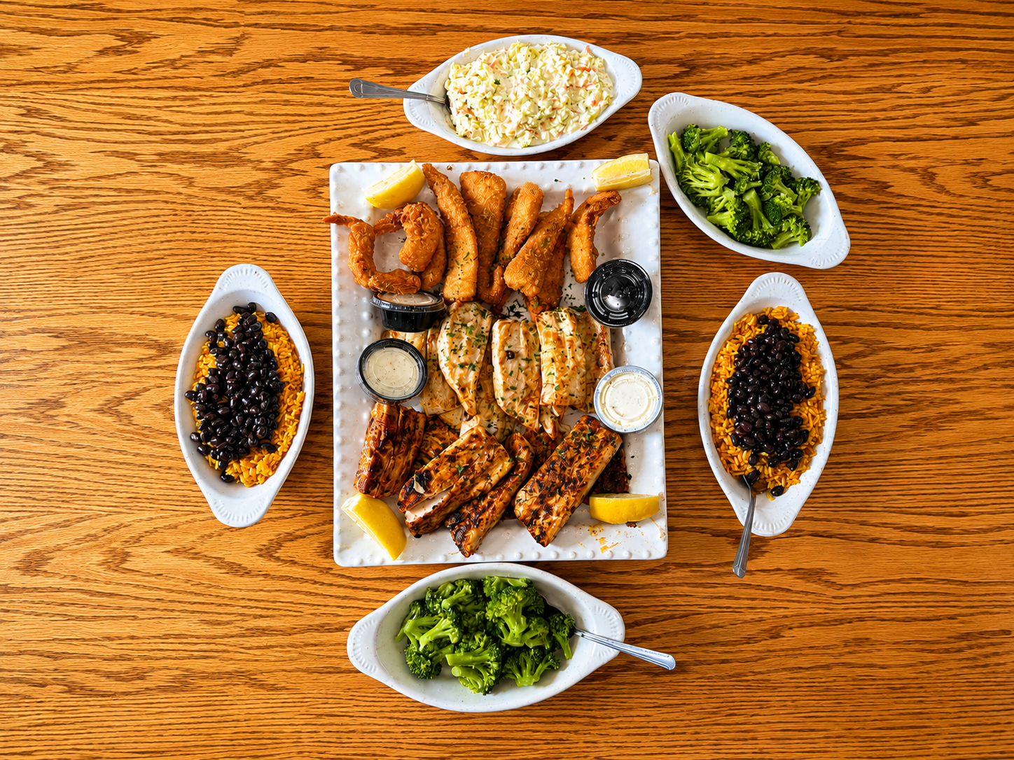 Fresh-caught fish beautifully plated at Tonio's Seafood Shack