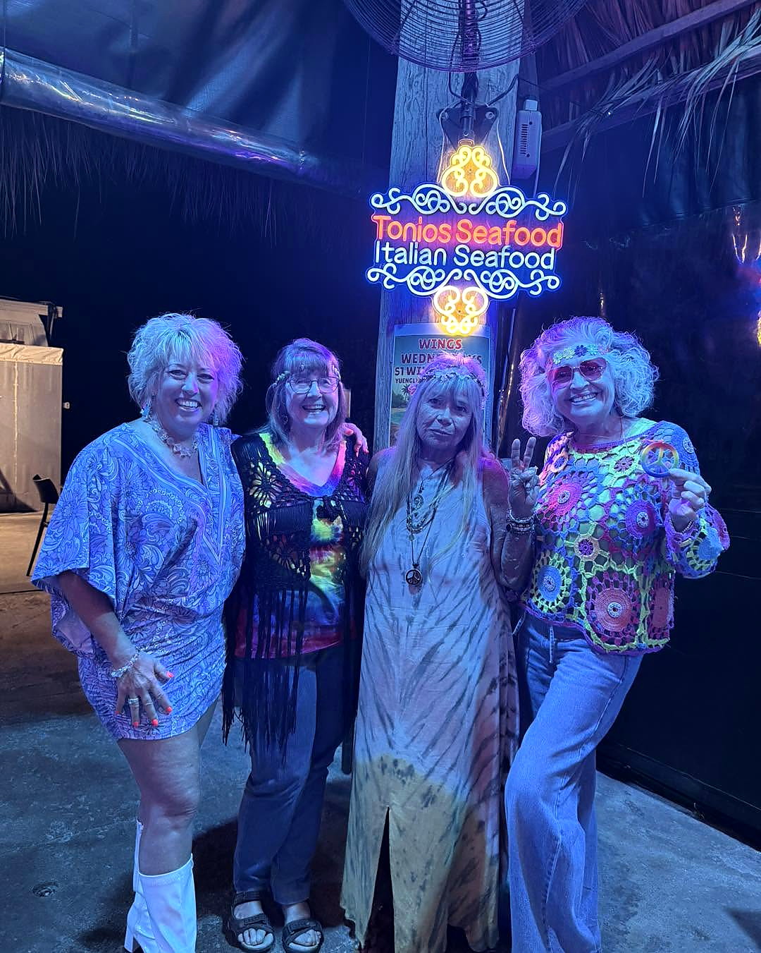 Regulars at Tonio's Seafood Shack